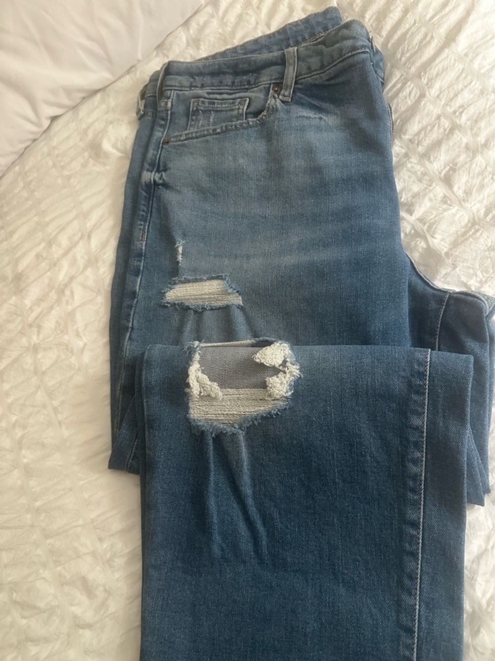 High-Rise O.G. Loose Jeans - Light Blue Denim